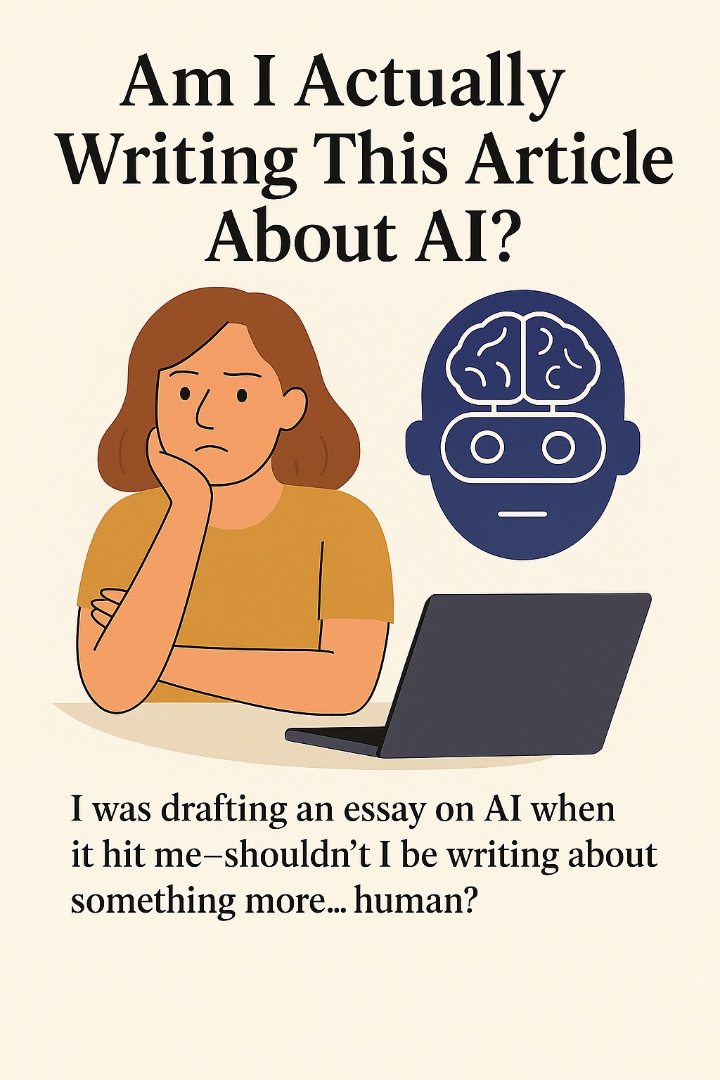 am i actually writing this article about ai?